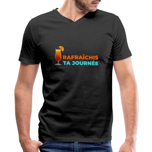 Daily Freshness - Men's Premium Organic V-Neck T-Shirt