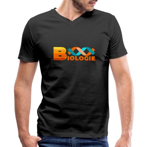 Biology: Life Revealed - Men's Premium Organic V-Neck T-Shirt