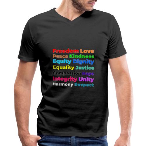 Words of Light - Men's Premium Organic V-Neck T-Shirt