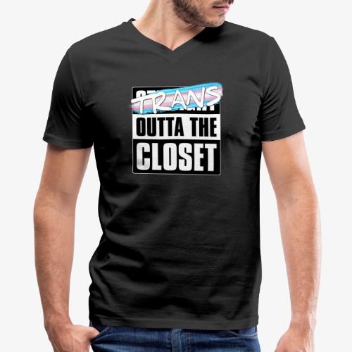 Trans Outta the Closet - Transgender Pride - Men's V-Neck T-Shirt by Canvas