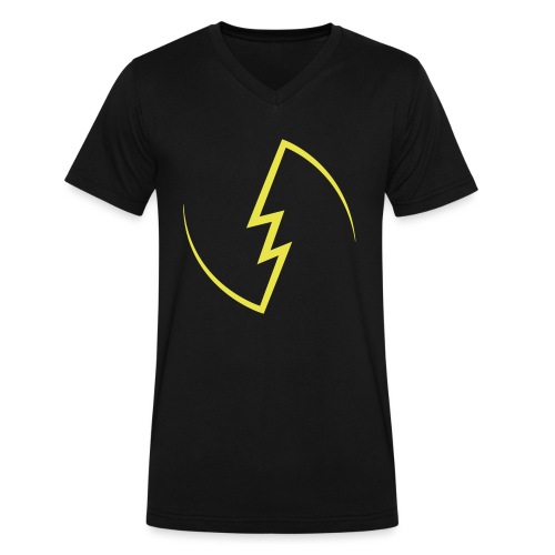 Electric Spark - Men's V-Neck T-Shirt by Canvas