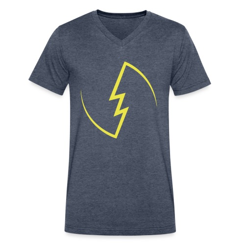 Electric Spark - Men's V-Neck T-Shirt by Canvas