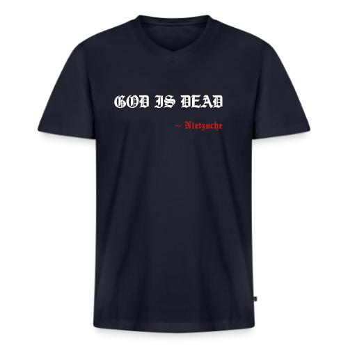 God Is Dead - Men's V-Neck T-Shirt by Bella + Canvas
