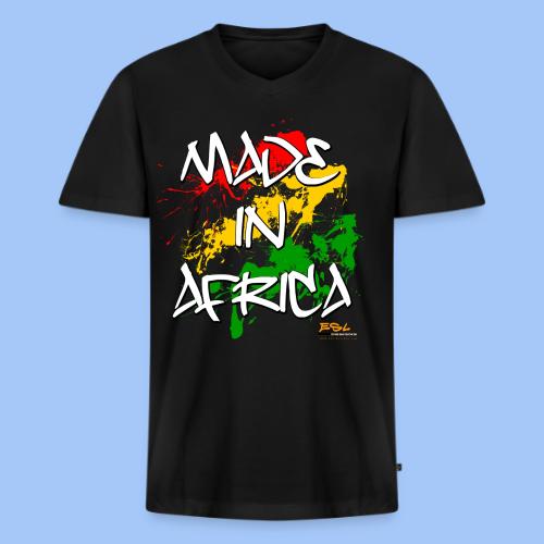 MADE IN AFRICA - Men's Premium Organic V-Neck T-Shirt