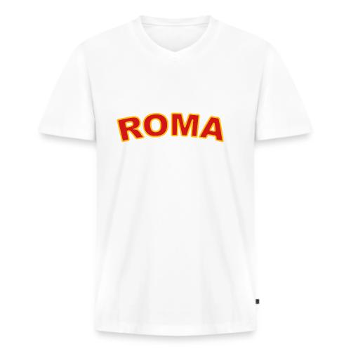 roma_2_color - Men's Premium Organic V-Neck T-Shirt