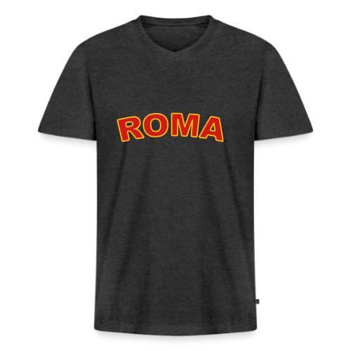 roma_2_color - Men's Premium Organic V-Neck T-Shirt