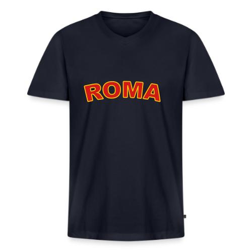 roma_2_color - Men's Premium Organic V-Neck T-Shirt