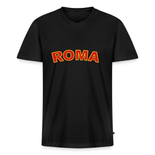 roma_2_color - Men's Premium Organic V-Neck T-Shirt