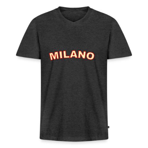milano_2_color - Men's Premium Organic V-Neck T-Shirt