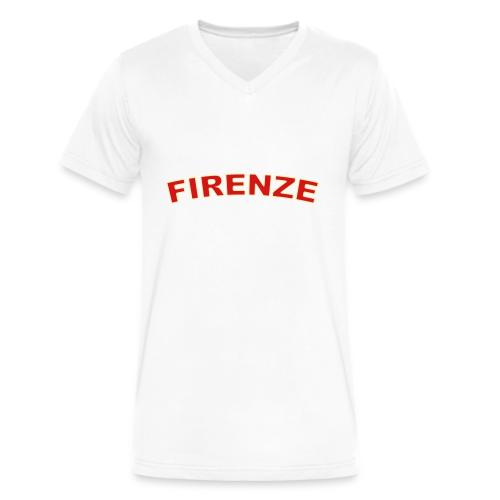 firenze_2_color - Men's V-Neck T-Shirt by Bella + Canvas