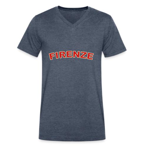 firenze_2_color - Men's V-Neck T-Shirt by Bella + Canvas
