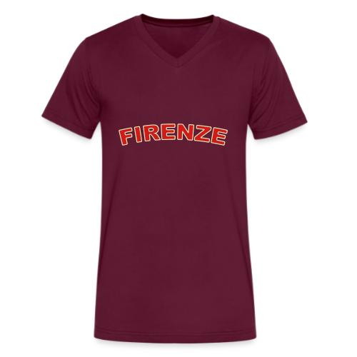 firenze_2_color - Men's V-Neck T-Shirt by Bella + Canvas