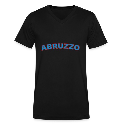 abruzzo_2_color - Men's V-Neck T-Shirt by Canvas