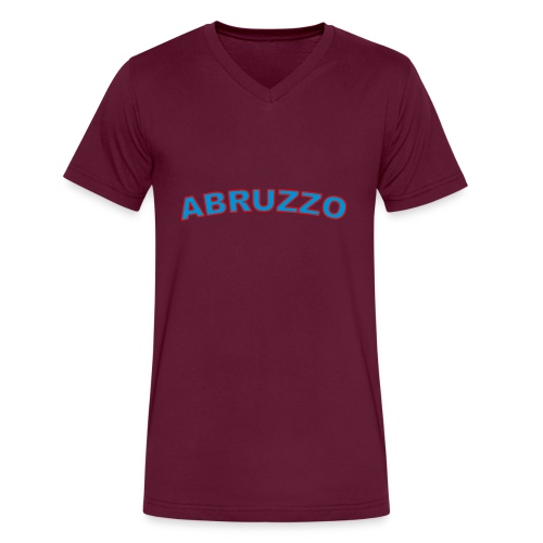 abruzzo_2_color - Men's V-Neck T-Shirt by Canvas