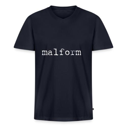 Malform - Men's V-Neck T-Shirt by Bella + Canvas