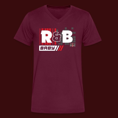 R&B Baby - Men's V-Neck T-Shirt by Canvas
