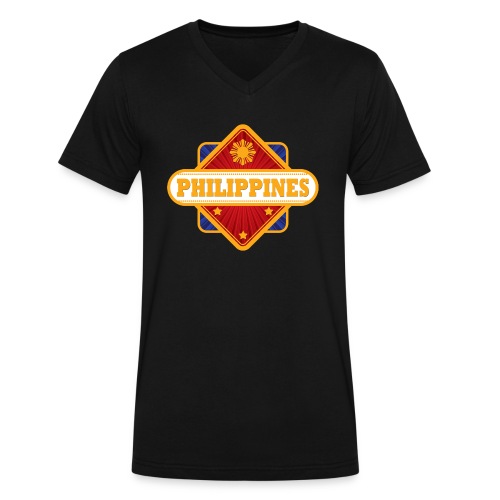 Philippine Diamond - Men's V-Neck T-Shirt by Canvas