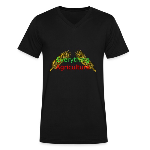 Everything Agriculture LOGO - Men's V-Neck T-Shirt by Canvas