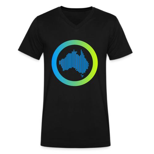 Gradient Symbol Only - Men's V-Neck T-Shirt by Bella + Canvas