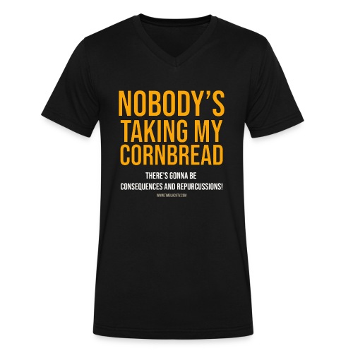 2020 cornbread - Men's V-Neck T-Shirt by Canvas