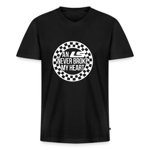 An LS Never Broke My Heart - Men's Premium Organic V-Neck T-Shirt