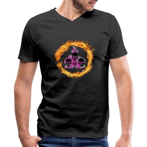 revamped logo - Men's V-Neck T-Shirt by Bella + Canvas