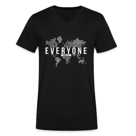Everyone - Men's V-Neck T-Shirt by Canvas