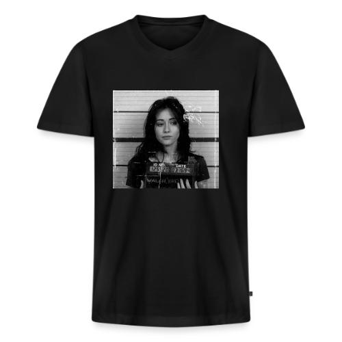 Brenda Walsh Prison - Men's Premium Organic V-Neck T-Shirt