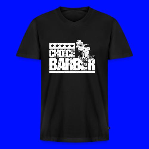 Choice Barber 5-Star Barber T-Shirt - Men's Premium Organic V-Neck T-Shirt