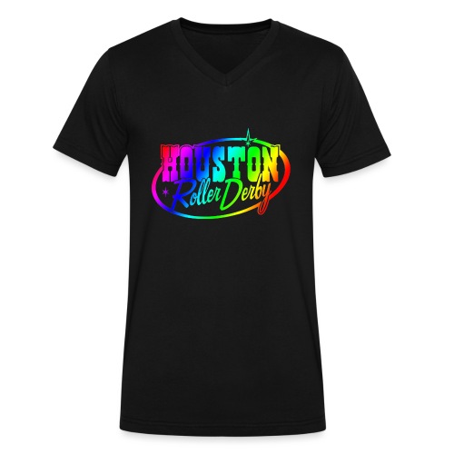 HRD Rainbow - Men's V-Neck T-Shirt by Canvas