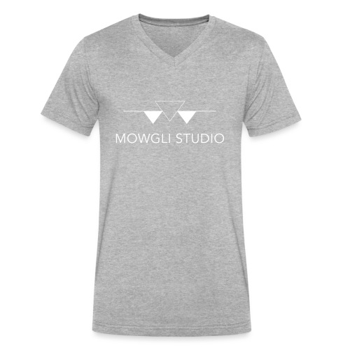 Mowgli Studio Logo - Men's V-Neck T-Shirt by Canvas