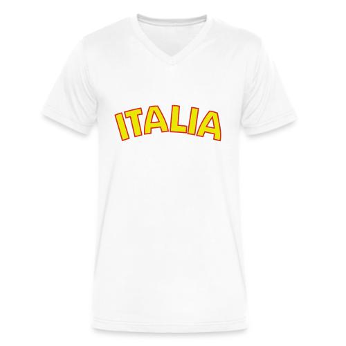 italia_2_color - Men's V-Neck T-Shirt by Bella + Canvas