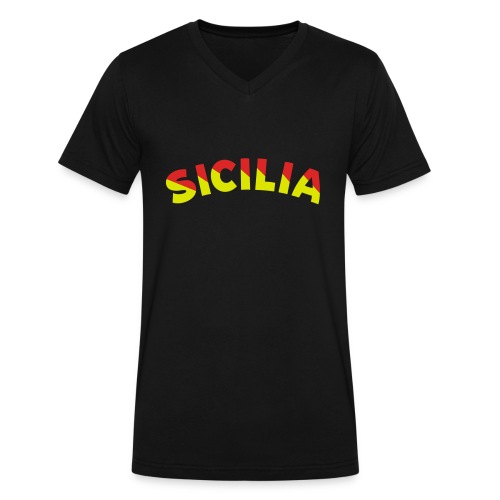 SICILIA - Men's V-Neck T-Shirt by Canvas