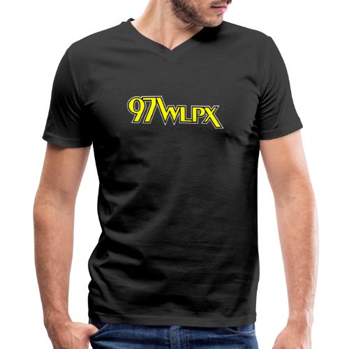 97.3 WLPX - Men's V-Neck T-Shirt by Canvas