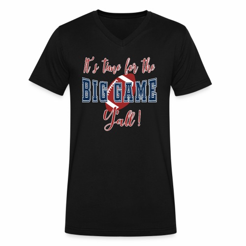 Big Football Game Y'all KC TB Championship. - Men's V-Neck T-Shirt by Canvas