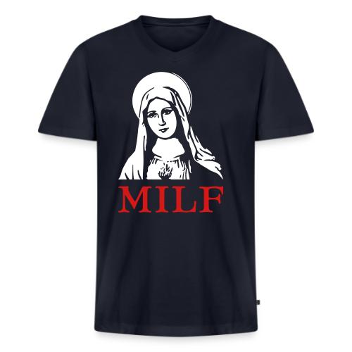 MILF - Men's V-Neck T-Shirt by Bella + Canvas