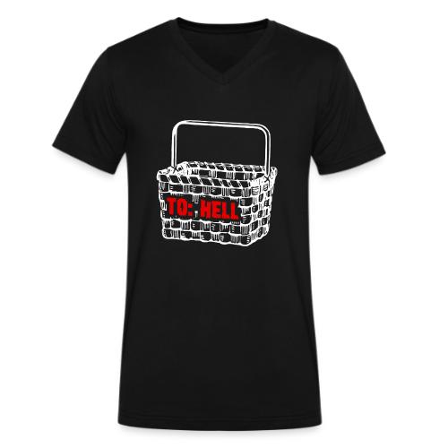 Going to Hell in a Handbasket - Men's V-Neck T-Shirt by Bella + Canvas