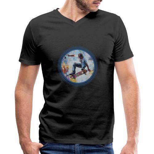 Skateboarding Universe - Men's Premium Organic V-Neck T-Shirt