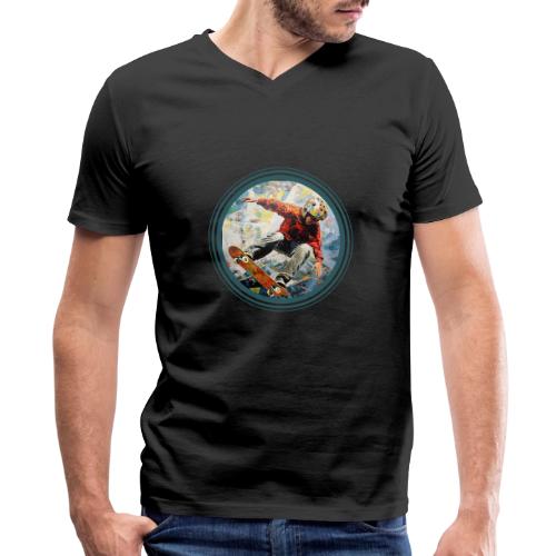 Skateboarding Fuel - Men's Premium Organic V-Neck T-Shirt