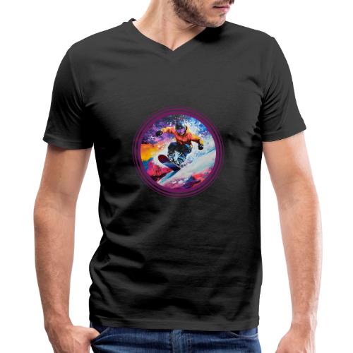 Snowboarding Spirit - Men's Premium Organic V-Neck T-Shirt