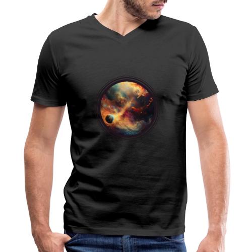 The Painted Planets - Men's Premium Organic V-Neck T-Shirt