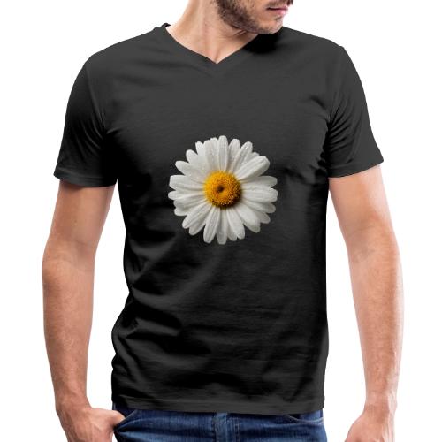 Morning Daisy Freshness - Men's Premium Organic V-Neck T-Shirt