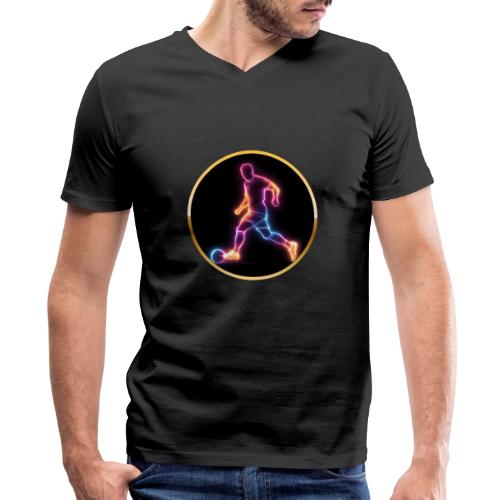 Virtual Football Hero - Men's Premium Organic V-Neck T-Shirt
