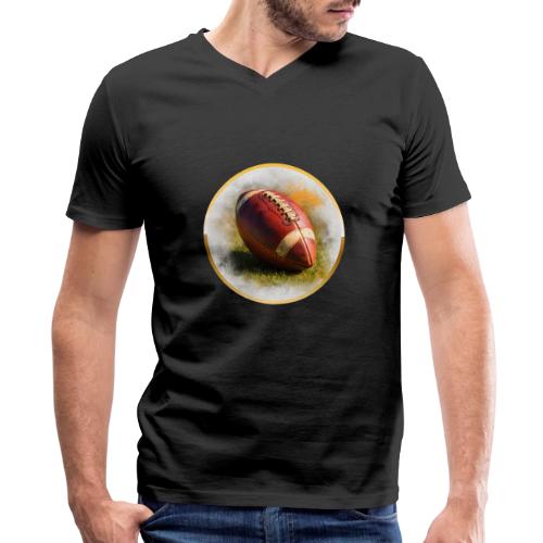 American Football: Heart of the Gridiron - Men's Premium Organic V-Neck T-Shirt