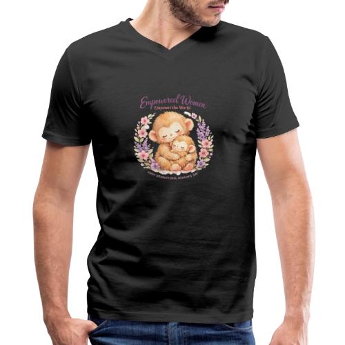 Empowered Women Empower The World Art - Men's Premium Organic V-Neck T-Shirt