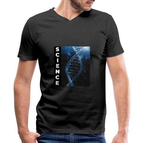 Frozen Code of Science - Men's Premium Organic V-Neck T-Shirt