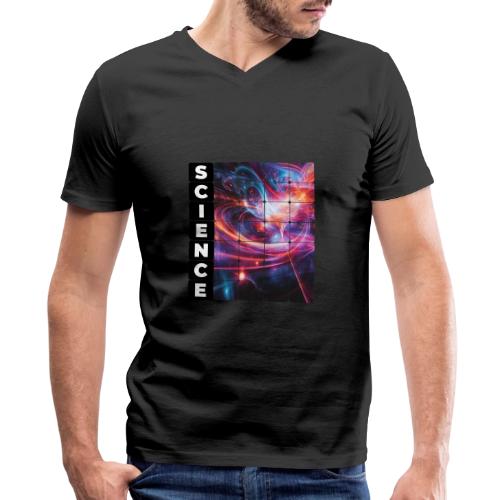 The Chaos of Science - Men's Premium Organic V-Neck T-Shirt