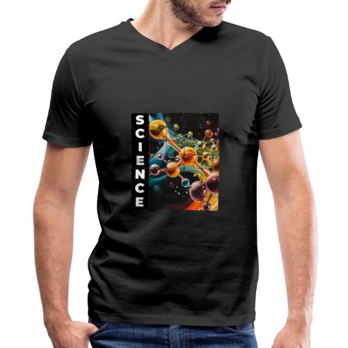 Molecular Science - Men's Premium Organic V-Neck T-Shirt
