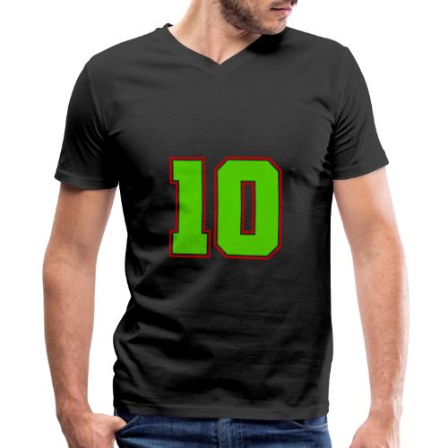 The Magic Number 10 - Men's Premium Organic V-Neck T-Shirt