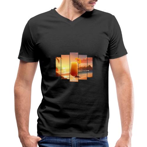 Squeeze the Day - Men's Premium Organic V-Neck T-Shirt